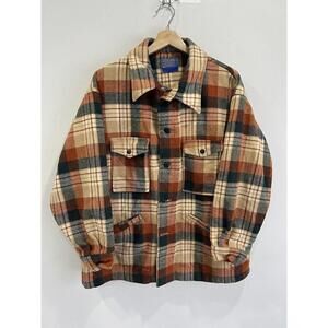Vintage 90s Pendleton Plaid Button Up Shirt Magnum